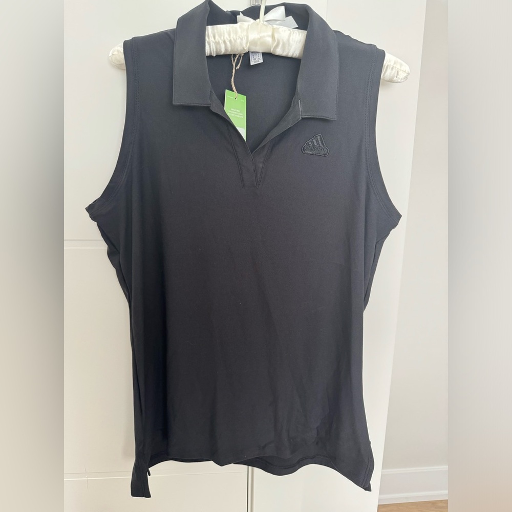 Adidas primegreen sleeveless golf shirt size M